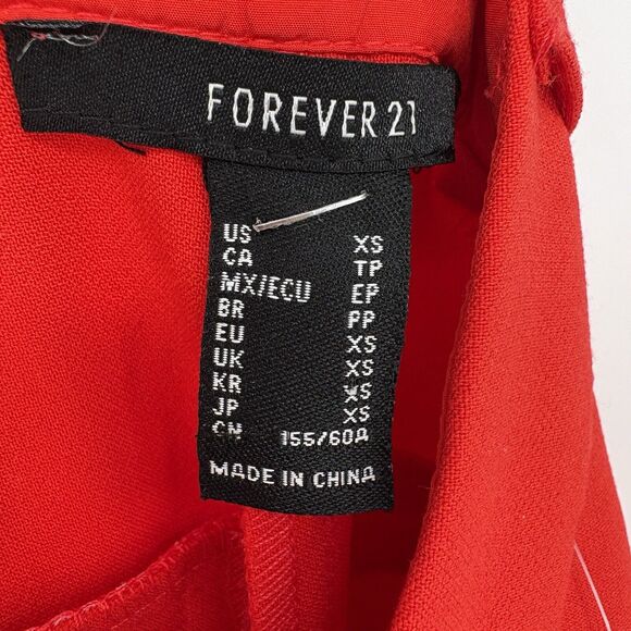 Forever 21 High Waist Flare Pants Slacks Dress Trousers Wide Leg Work Bottoms XS - Picture 8 of 9